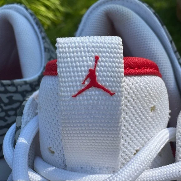 Nike Air Jordan First Class Cement Grey White Fire Red Trim Men’s 8 AJ7312 116 - Picture 13 of 13